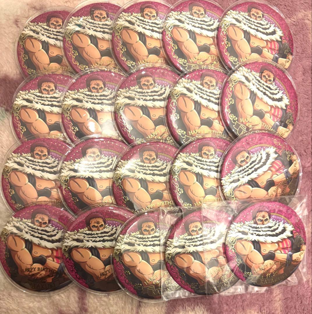 ワンピース カタクリ バースデー缶バッジ