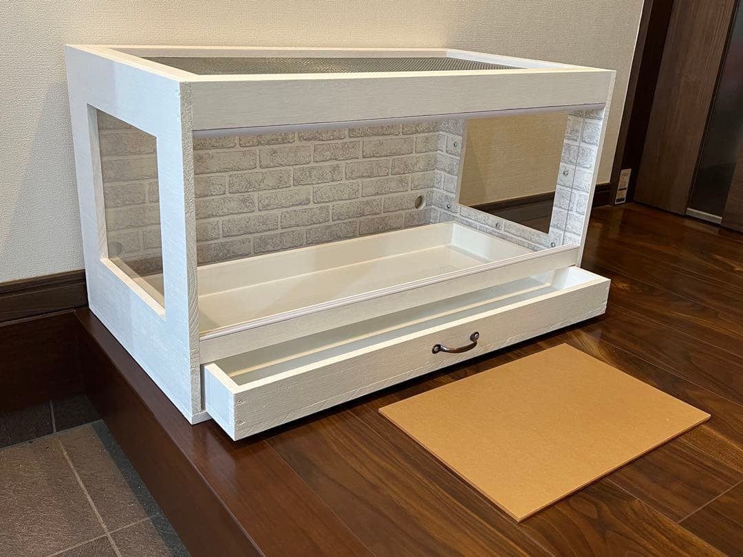 新品　送料込　木製ケージ　ハリネズミ　ハムスター　小動物　カスタムベースにどうぞ