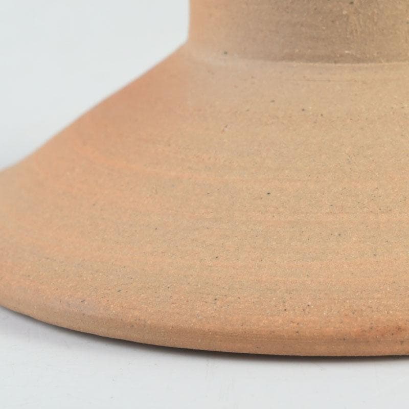 備前焼　人間国宝　藤原雄長男　藤原和作　火襷　盃　共布共箱　N　9444