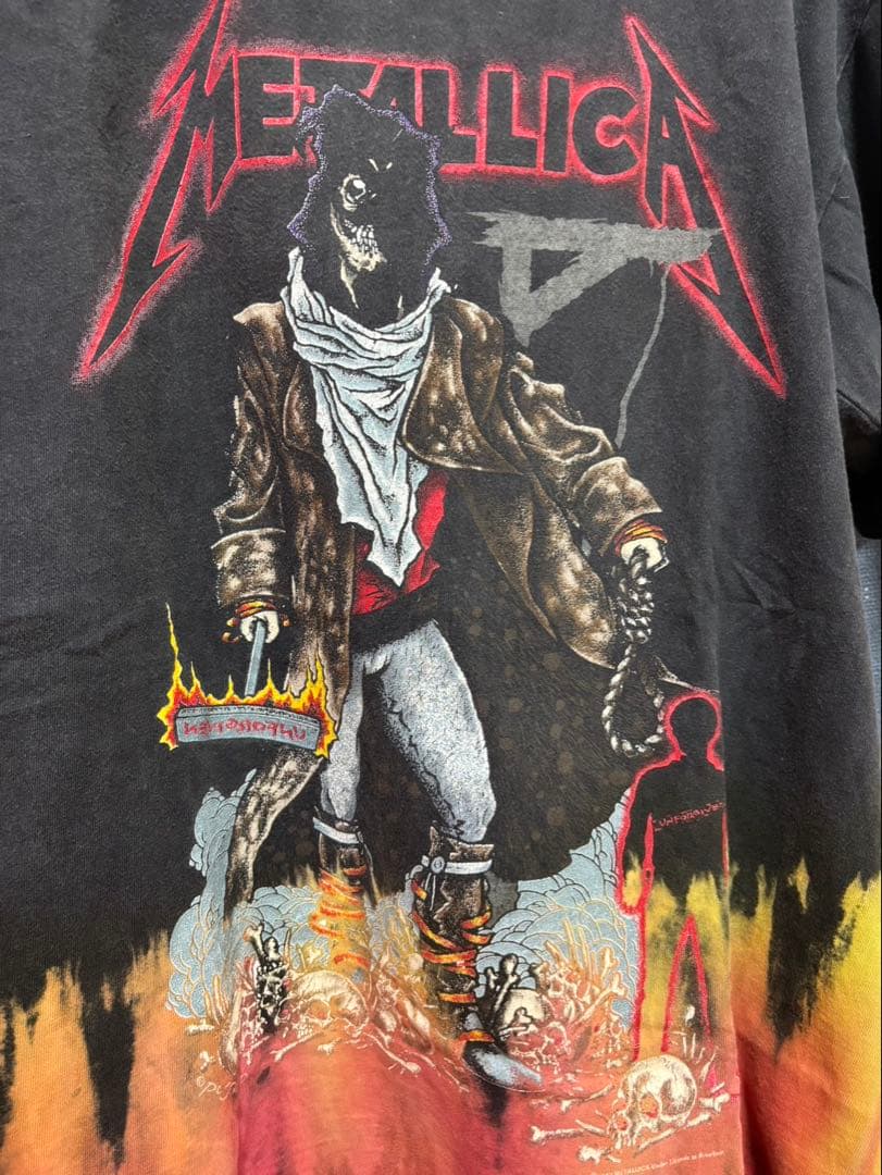 LLICA 90s Tシャツunforgiven タイダイPUSHEAD