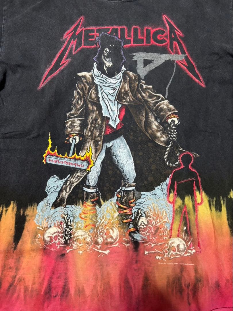 LLICA 90s Tシャツunforgiven タイダイPUSHEAD