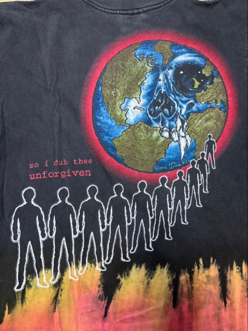 LLICA 90s Tシャツunforgiven タイダイPUSHEAD