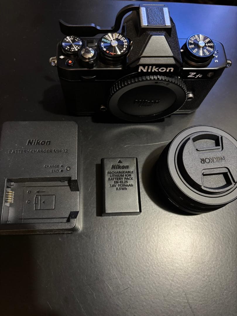 Nikon Z fc 16-50 VR レンズキット　黒　中古　一部欠品