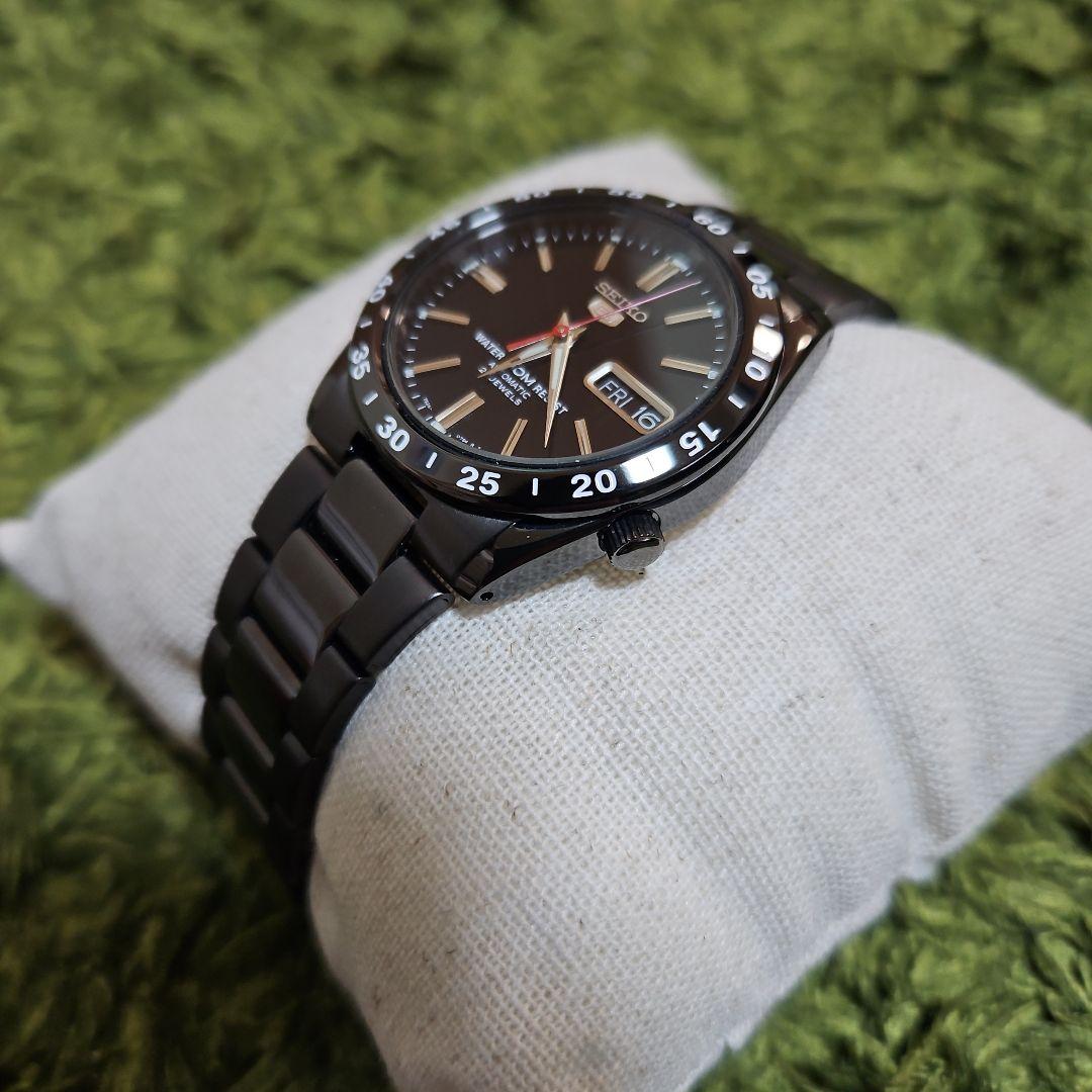 【試着のみ】SEIKO5 セイコーファイブ黒い稲妻　自動巻き