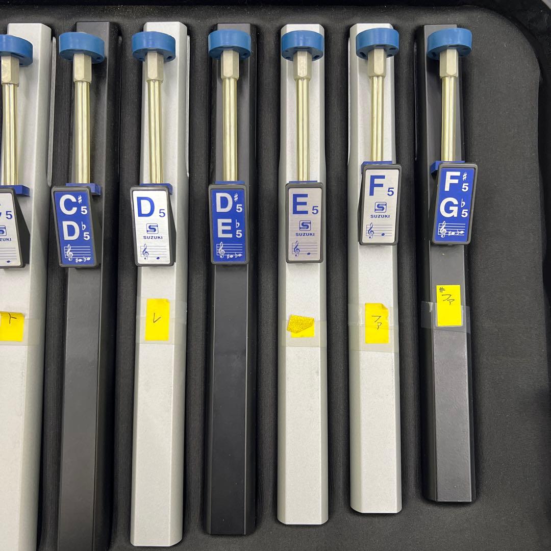 SUZUKI 音階　トーンチャイム　12本セット