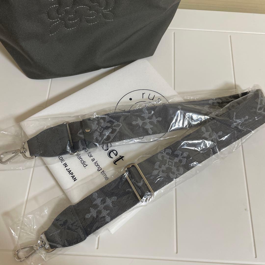 新品タグ付⭐︎ラシット 《WEB限定》コーデュラナイロン2WAYミニトート　グレー