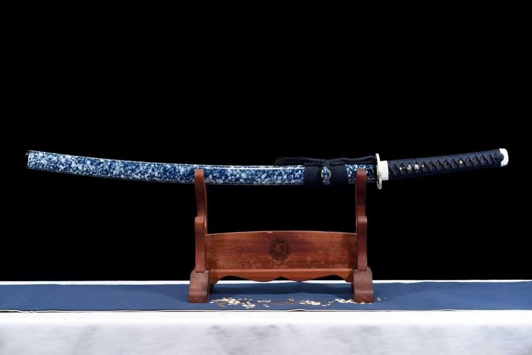 【冷炎武士刀】古兵器 刀装具 日本刀　模造刀 居合刀 武士道 鑑賞用 美術刀