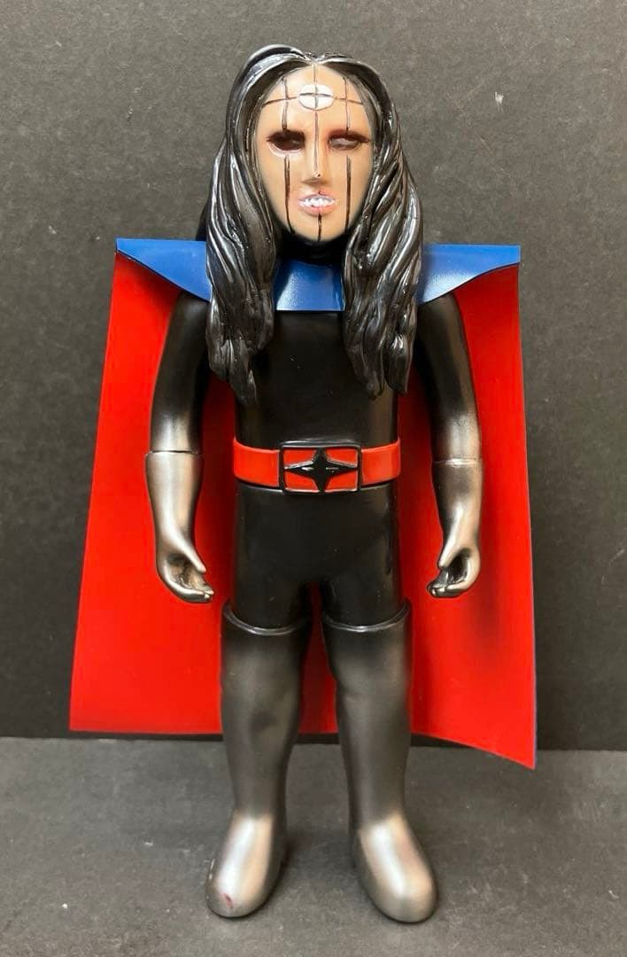 黒髪仮面　レインボー造形企画　超人怪人工房シリーズ　 ゴレンジャー　ソフビ