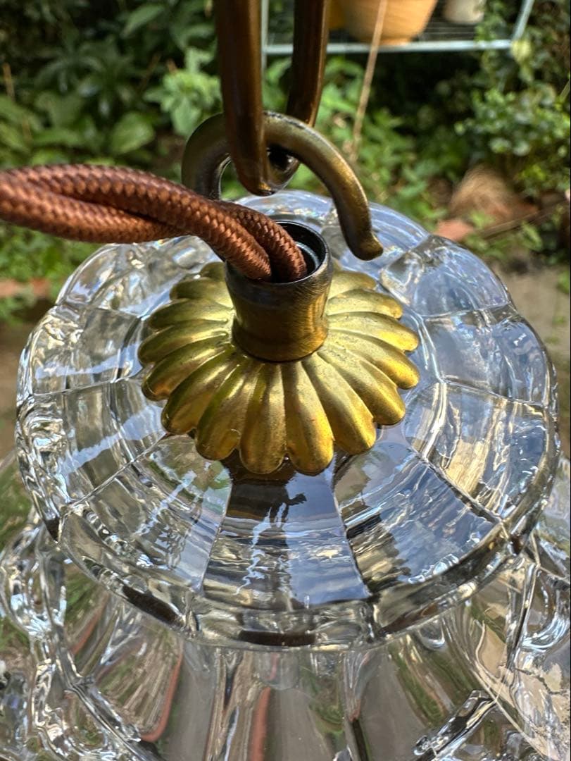 ＊ラスト1個＊ フランス アンティーク 大きな可愛いお花のミニシャンデリア＊