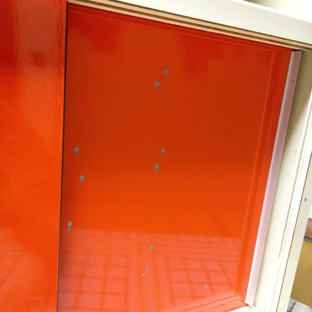 【昭和レトロ】ゴールデンウィークバーゲン　ミニ整理棚　ミニ食器棚　クリーム色