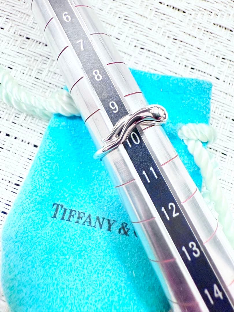 ティファニー 指輪　10号 ティアドロップ エルサ・ペレッティ　リング 研磨済