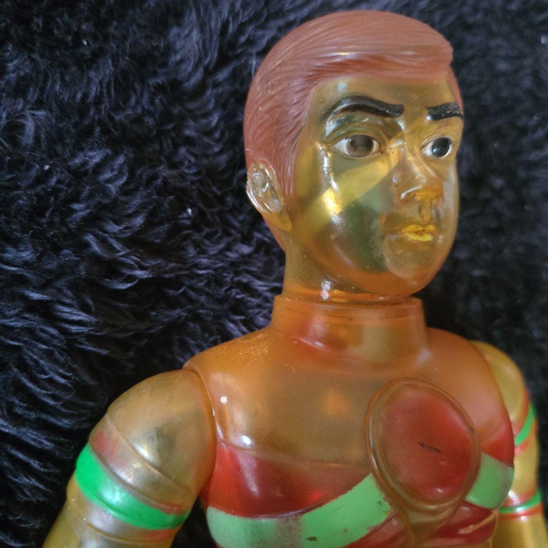 激レア　ブルマァク製　トリプルファイター　特大ソフビ　当時もの　昭和　希少