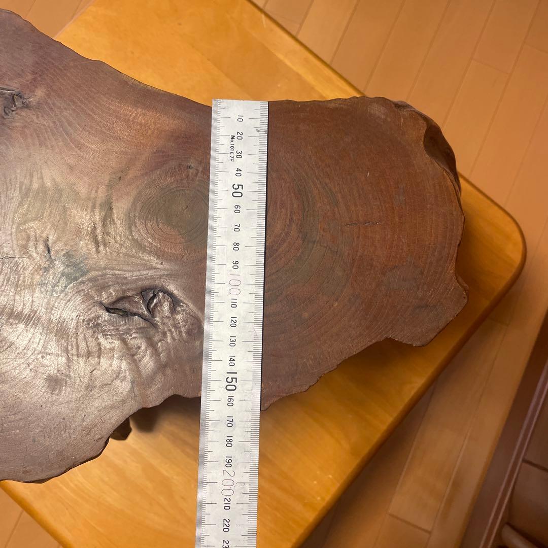 天然木 大型 花台 切り株 台座 飾り台　木工芸品