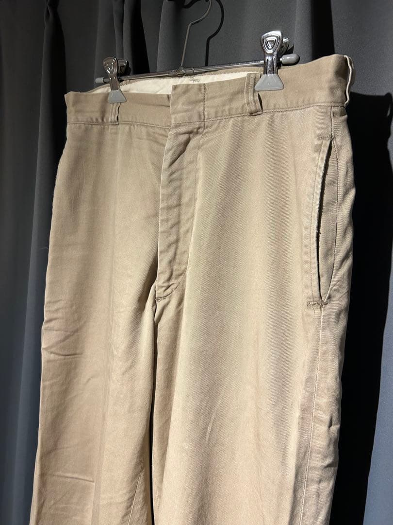 60s usarmyチノ w31相当 GRIPPERアルミ 米軍実物