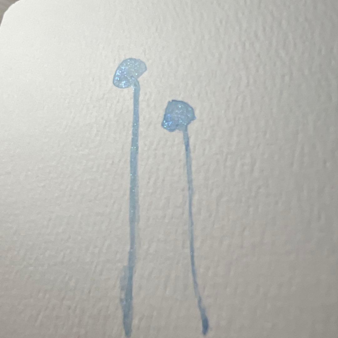 淡い幻想きのこの水彩(原画)