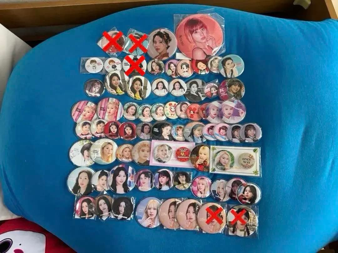 twice チェヨン 缶バッチ　まとめ売り