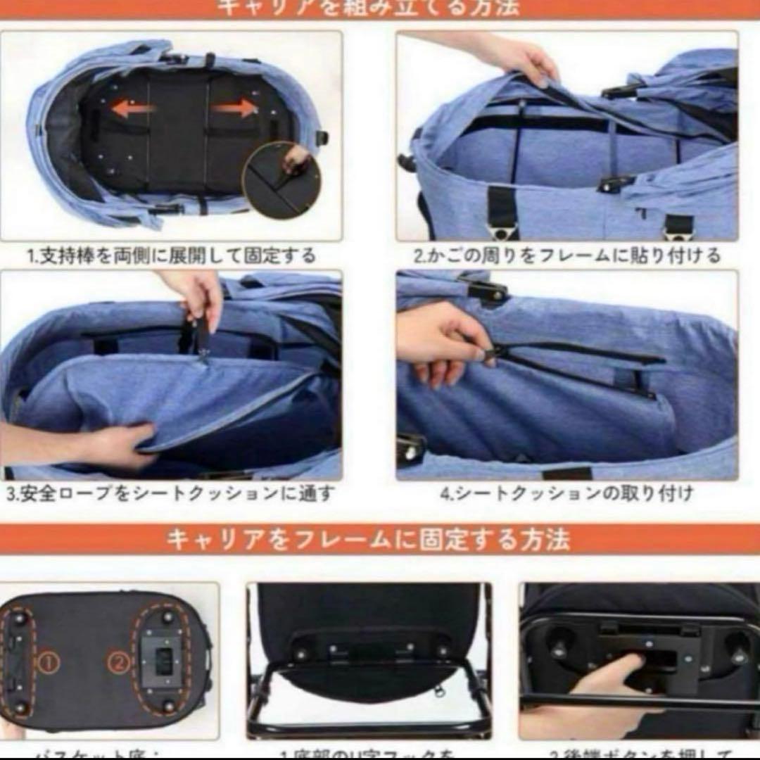 ペットカート 分離式 折り畳み式 犬カート 猫 軽量 ペット用カート ブルー