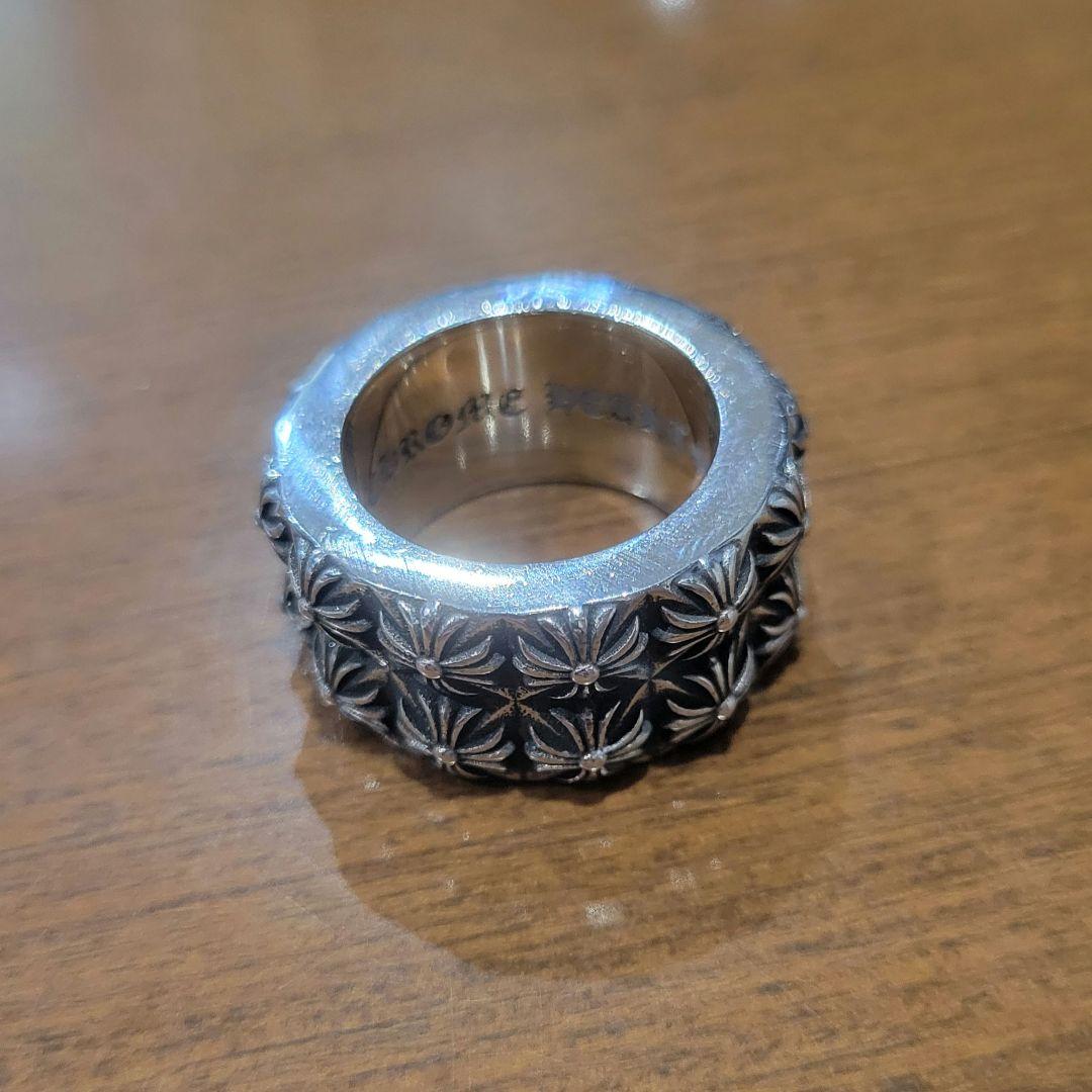 クロムハーツ ダブルピートパンクリング シルバー 925 21号