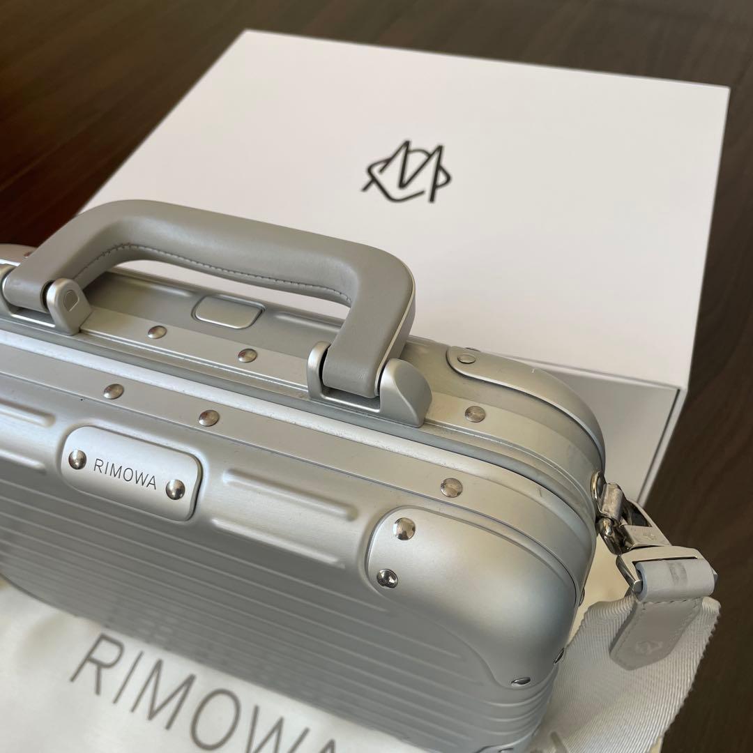 【極美品】RIMOWA ORIGINAL クロスボディ19 シルバー非売品セット
