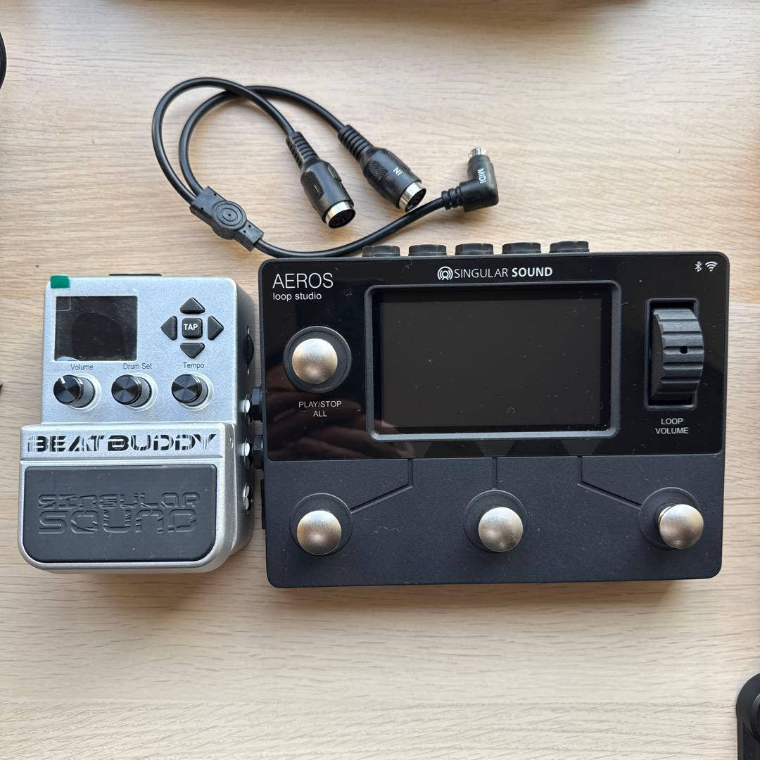AEROS LOOP STUDIO とBeat Buddy と ケーブルセット