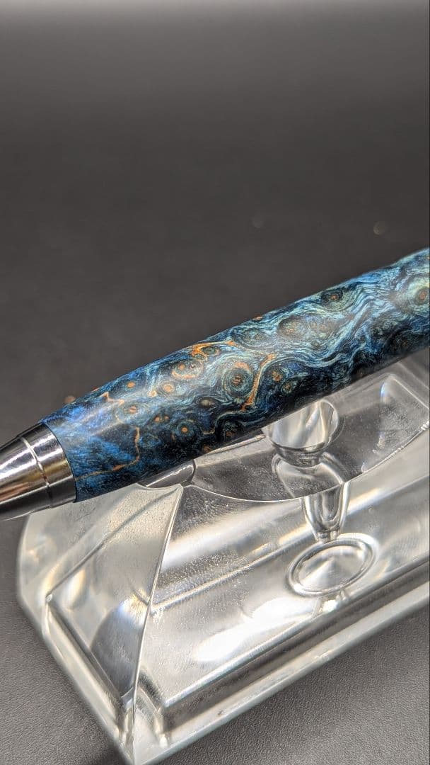 320ペン工房翌檜　スタビライズドウッドバーチバール　木軸シャーペン　ボールペン