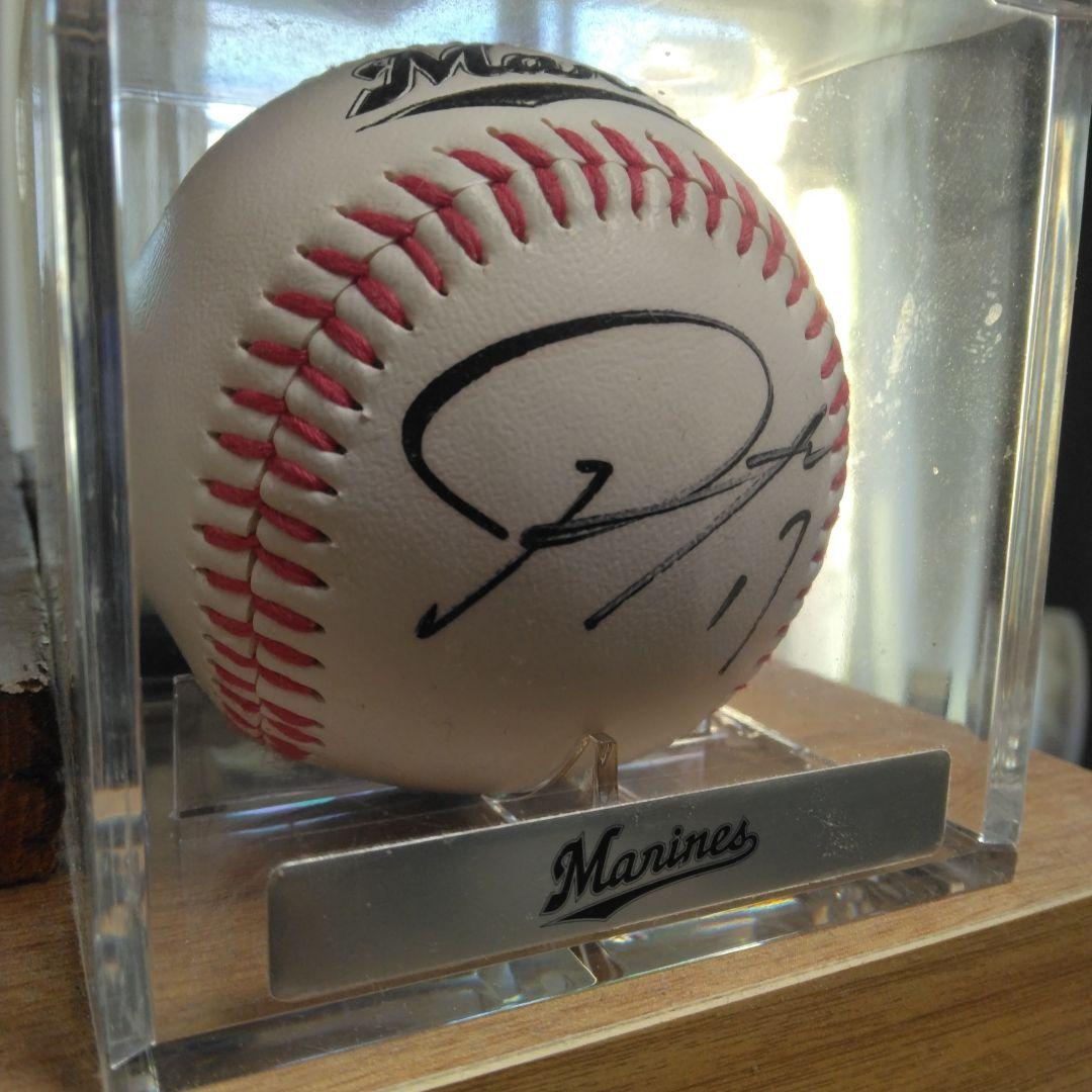 まるあき　佐々木朗希 直筆サインボール