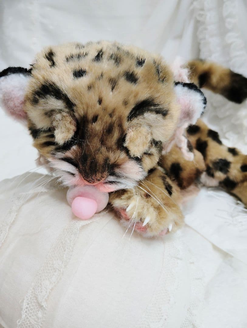 まなあきちゃん❤オーダー❤ウンピョウベビー♡アートドール♡ぬいぐるみ♡