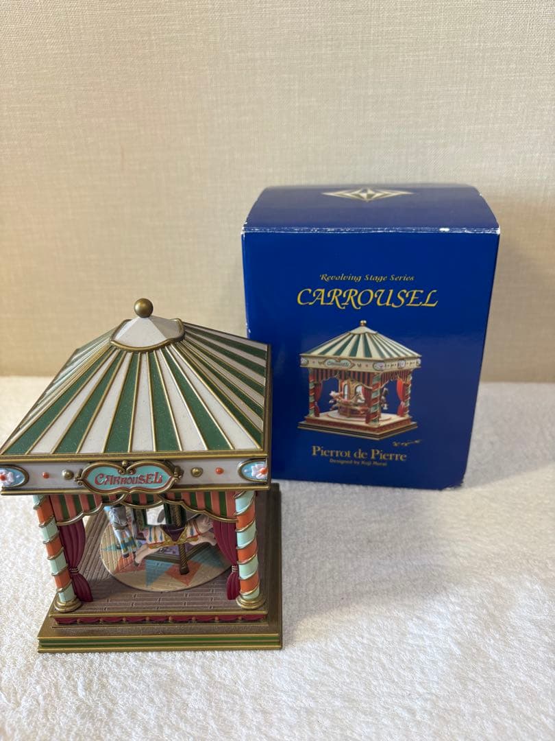 むらいこうじ　オルゴール　回転木馬　カルーセル　箱あり【ジャンク品】