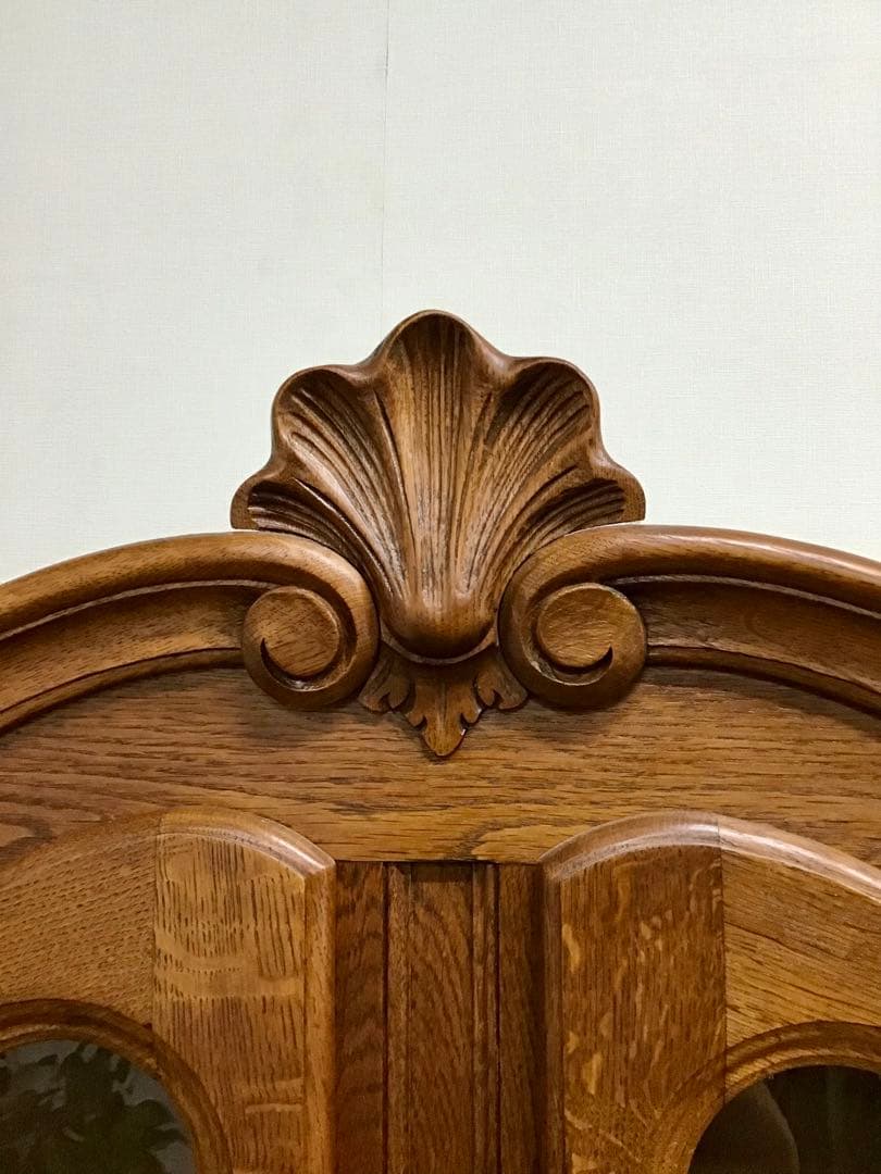 管37☆フランス製☆仏蘭西☆アンティーク☆ガラスキャビネット