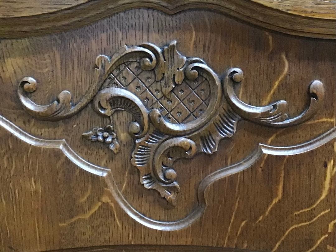 管37☆フランス製☆仏蘭西☆アンティーク☆ガラスキャビネット