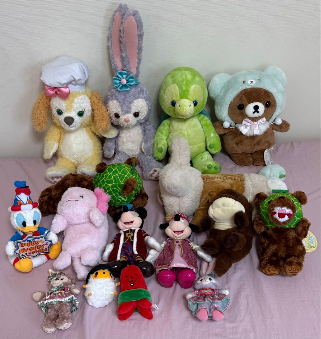 ぬいぐるみセット ダッフィー シェリーメイ リラックマなど