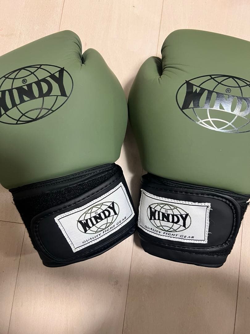 WINDY ボクシンググローブ 12oz オリーブグリーン