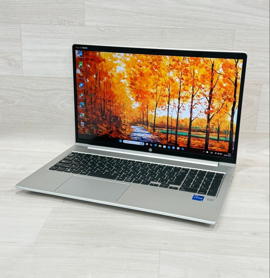 美品12世代HpProBook450 G9ノートi5 16GBフルHD/512G