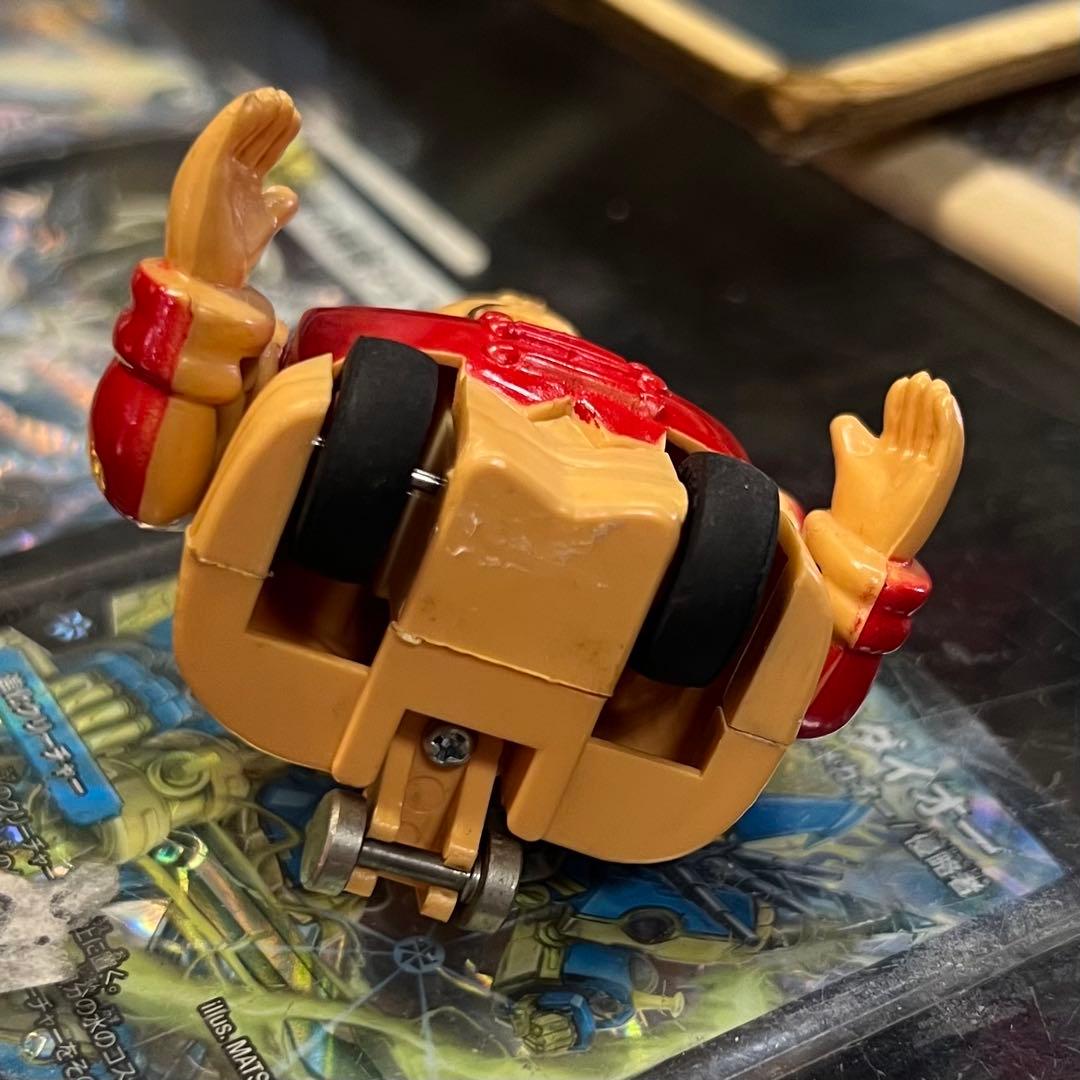 年代物 昭和レトロ ラーメンマン キン肉マン ローラー付き フィギュア