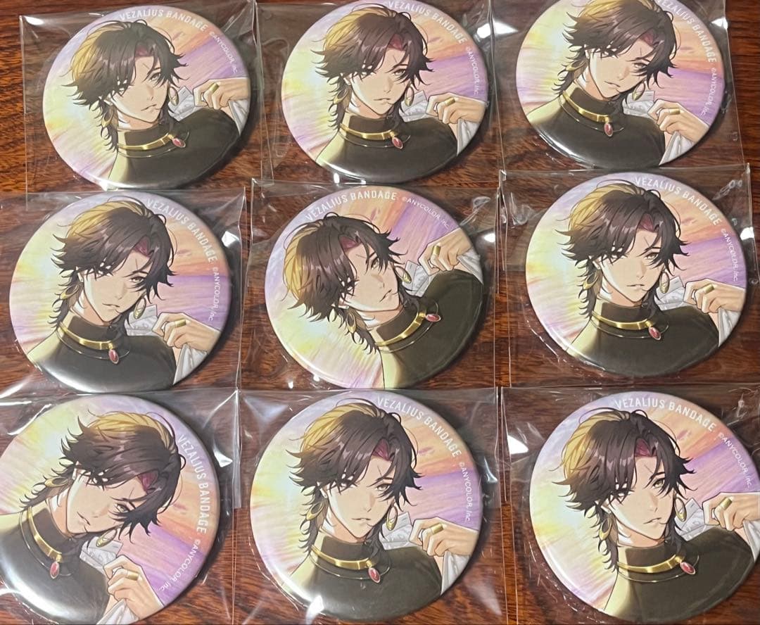 にじさんじ　NIJISANJI 海の家　HEROES 缶バッジ