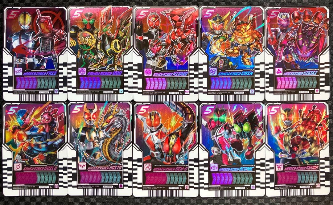 ライドケミートレカphase:01　レジェンド　コンプ　全10種