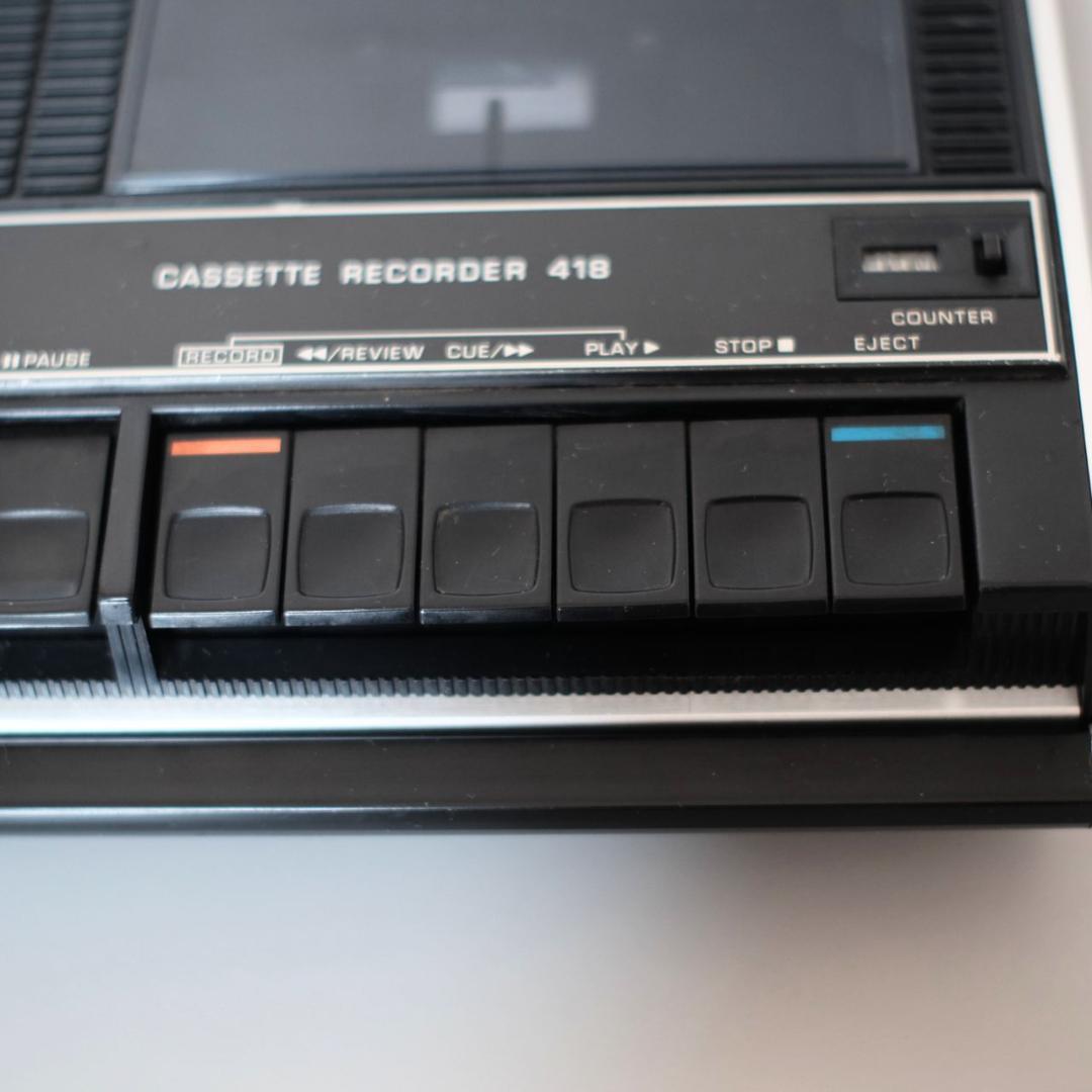 【メンテ済み】ナショナル（National） カセットプレーヤー RQ-418