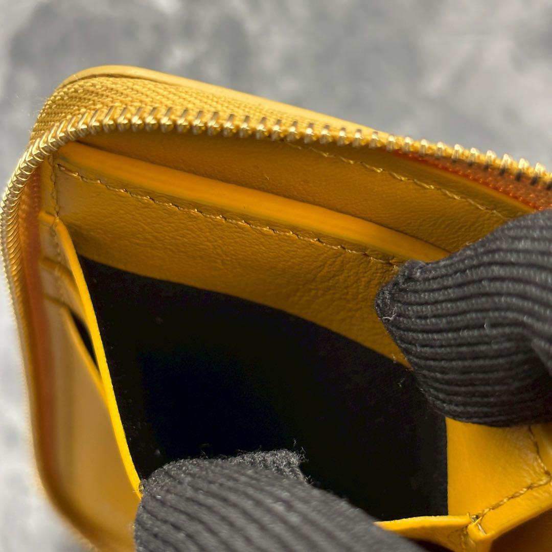 あらいぐま✨LOEWE ノット コンパクトウォレット イエローベージュ 財