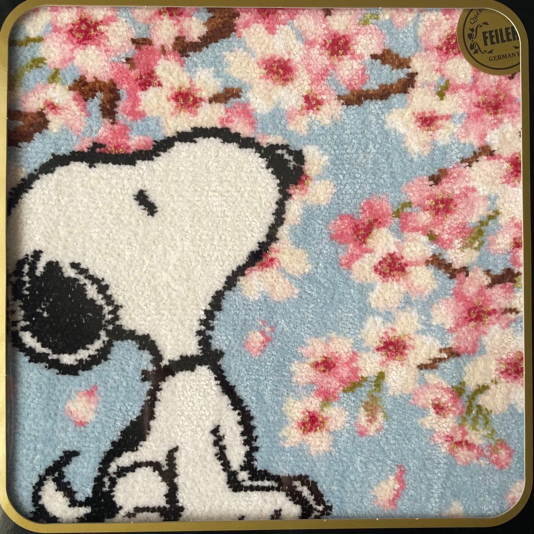 【新品未使用】フェイラー　スヌーピー　ハンカチ　さくら
