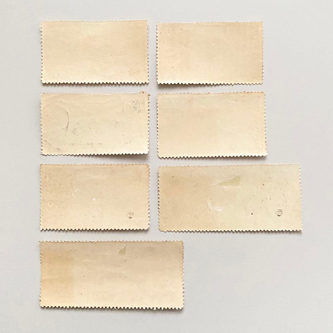 【週末限定100円引！】外国切手7枚（旧ソ連：航空切手）