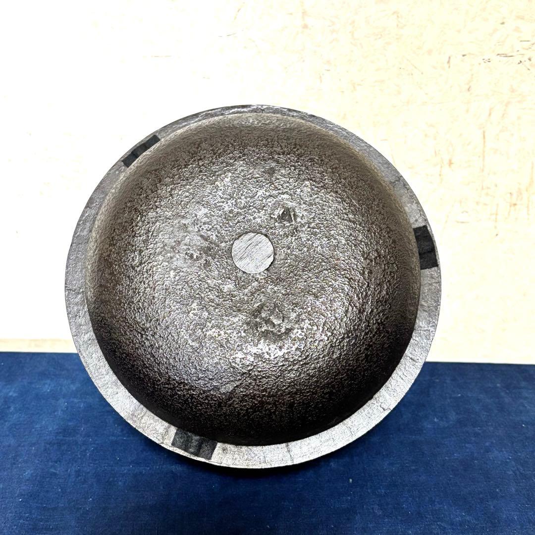 風炉 茶釜 電熱器 唐銅鬼面風炉 藤兵衛造 野々田電熱器 敷板 釜環 茶道具