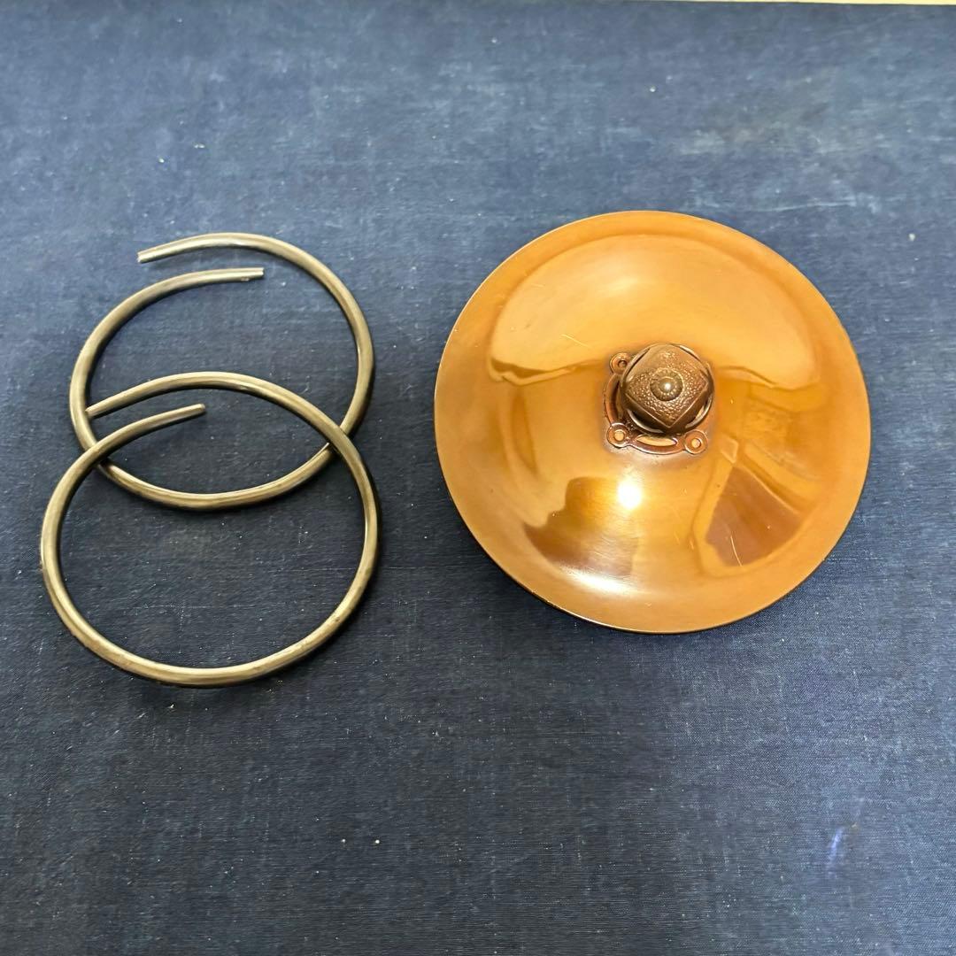 風炉 茶釜 電熱器 唐銅鬼面風炉 藤兵衛造 野々田電熱器 敷板 釜環 茶道具