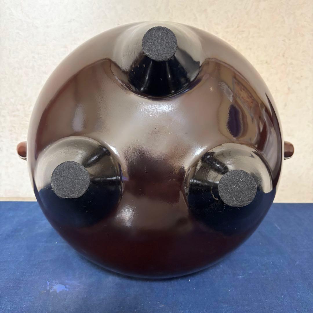 風炉 茶釜 電熱器 唐銅鬼面風炉 藤兵衛造 野々田電熱器 敷板 釜環 茶道具