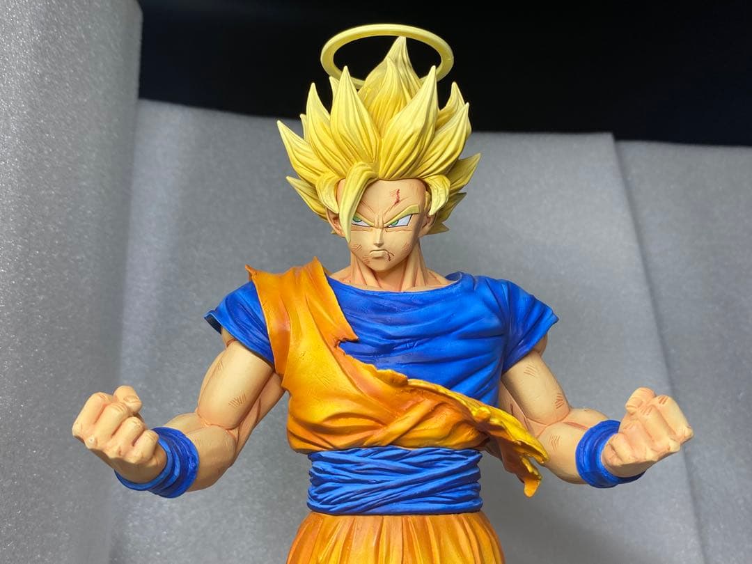 リペイント　ドラゴンボール　超サイヤ人2 孫悟空(天使)vs魔人ベジータ