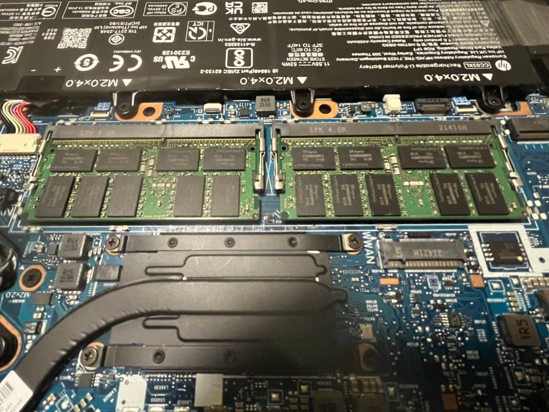 M4SKhynix PC4 16GB2枚 32GB BIOSチェック✅2133P