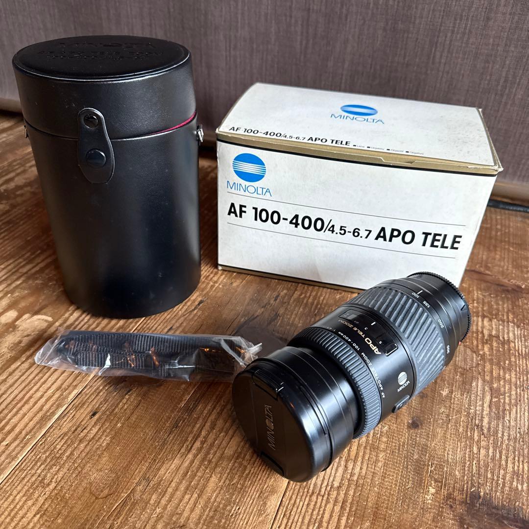 MINOLTA AF100-400/4.5-6.7APO TELE レンズ