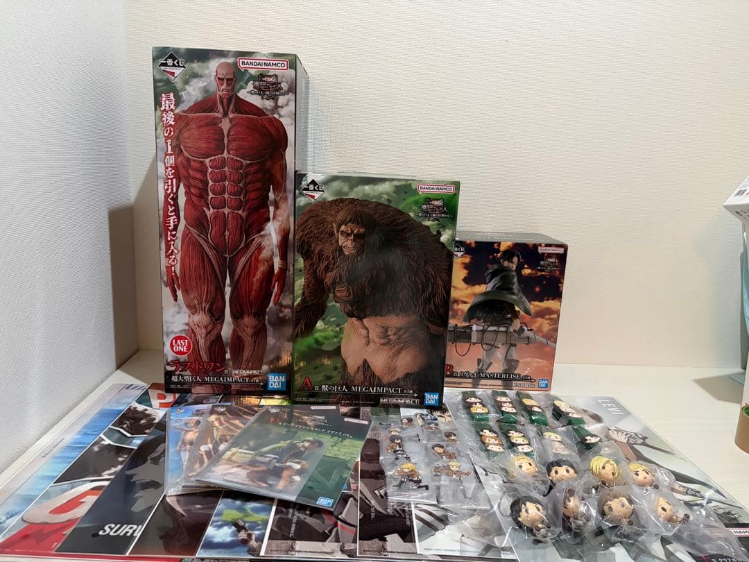 進撃の巨人 一番くじ 獣の巨人は俺が仕留める フルコンプセット 全賞セット