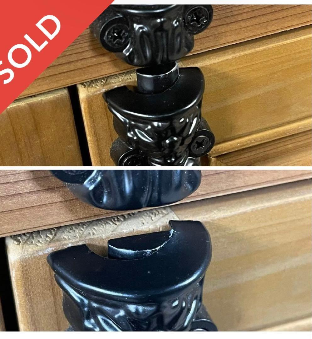 クラッシュゲートルーチェ2 杉古杉サイドボードキャビネットノットアンティークス