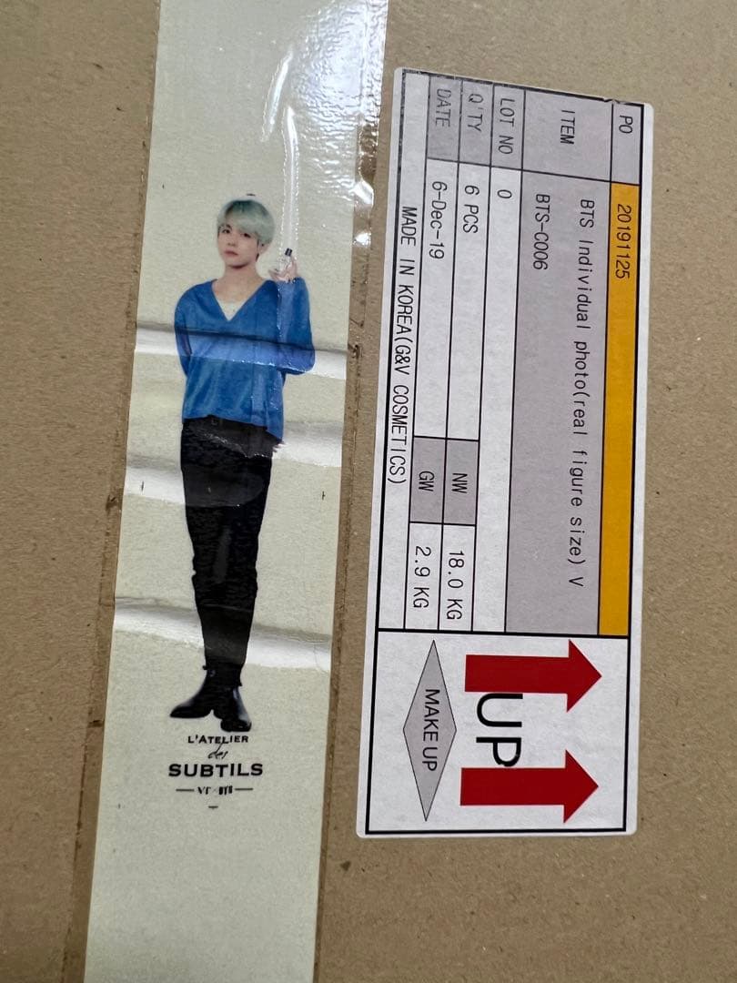 BTS テヒョン　V テテ　等身大パネル