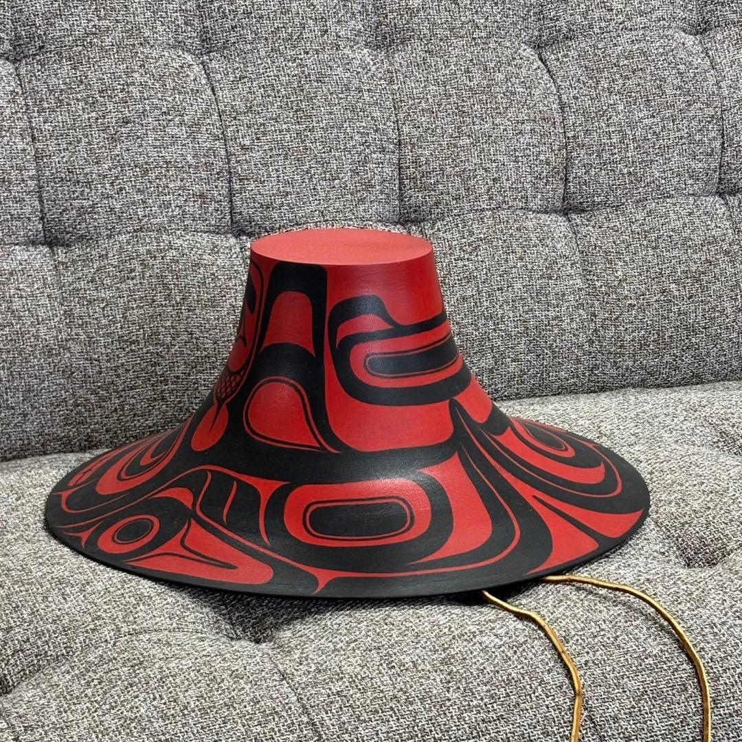 珍品 希少！ ネイティブハット 先住民 アート インテリアにも